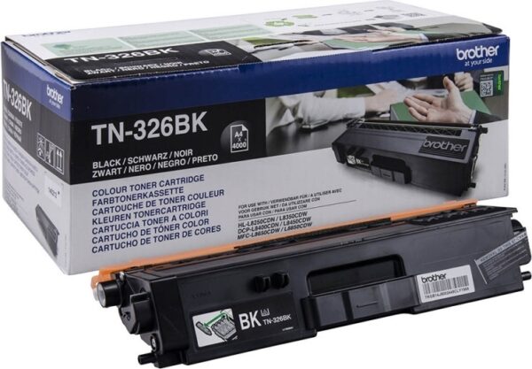 Toner Original Brother Black, TN326BK, pentru HL-L8250|L8350, 4.5K, incl.TV 0 RON, „TN326BK”