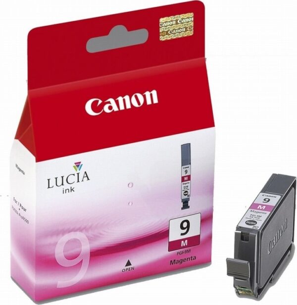 Cartus Cerneala Original Canon Magenta, PGI-9M, pentru Pixma IX7000|MX7600|Pro 9500 , , incl.TV 0.11 RON, „BS1036B001AA”