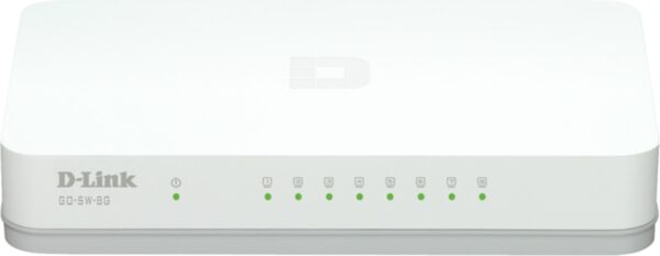 SWITCH D-LINK 8 porturi Gigabit, carcasa plastic, „GO-SW-8G” (timbru verde 2 lei)