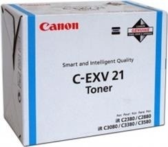 Toner Original Canon Cyan, EXV21C, pentru IR C2380I|IR C2880|IR C2880I|IR C3080|IR C3080I|IR C3380|IR C3380I|IR C3580|IR C3580, 14K, incl.TV 0 RON, „CF0453B002AA”
