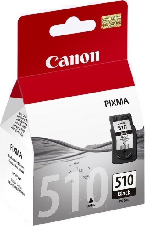 Cartus Cerneala Original Canon Black, PG-510, pentru Pixma IP2700|MP230|MP240|MP250|MP260|MP270|MP280|MP282|MP480|MP490|MP495|MX320|MX330|MX340|MX350|MX360|MX410|MX420, , incl.TV 0.11 RON, „BS2970B001AA”