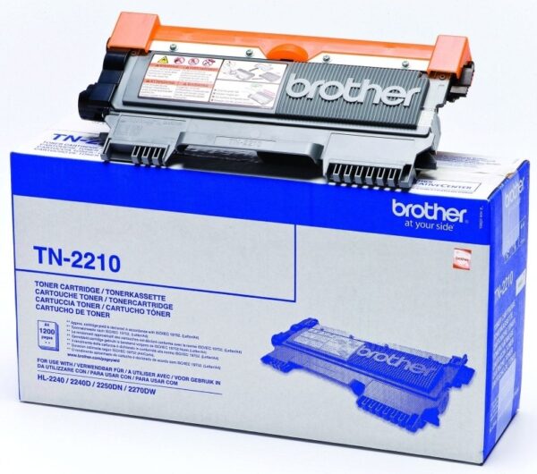 Toner Original Brother Black, TN2210, pentru HL-2240|2250|DCP-7060|7065|7070|MFC-7360|7460|Fax-2845, 1.2K,”TN2210″