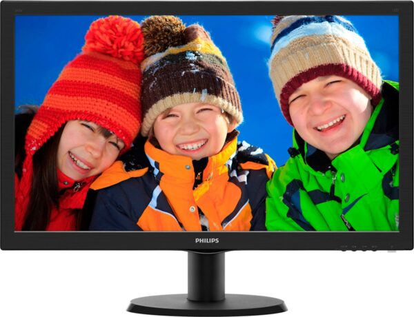 MONITOR PHILIPS 27″, home, office, TN, Full HD (1920 x 1080), Wide, 300 cd/mp, 1 ms, VGA, DVI, HDMI, „273V5LHAB/00” (timbru verde 7 lei)