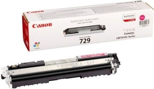 Toner Original Canon Magenta, CRG-729M, pentru LBP-7010|LBP-7018, 1K, (timbru verde 1.2 lei) , „CR4368B002AA”