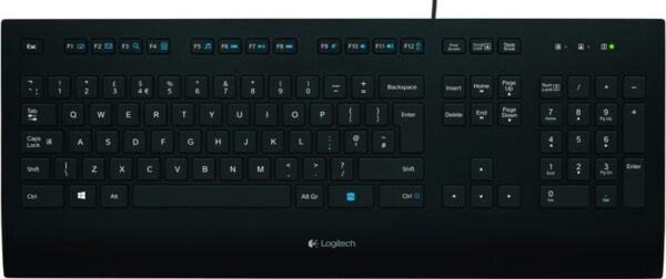 TASTATURA LOGITECH USB, black, „K280E” „920-005217” (timbru verde 0.8 lei)