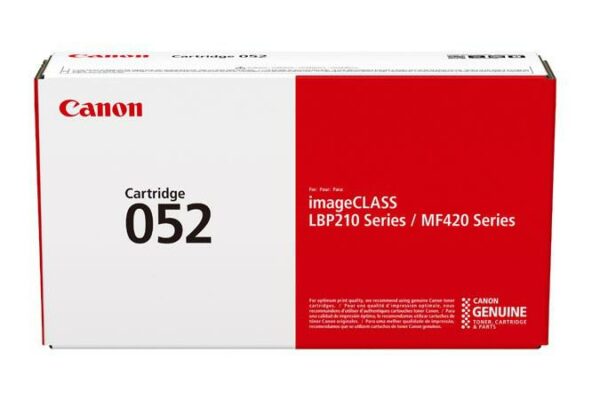 Toner Original Canon Black, CRG-052, pentru LBP-212|LBP-214|LBP-215|MF-421|MF-426|MF-428|MF-429, 3.1K, incl.TV 0.8 RON, „2199C002AA”