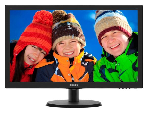 MONITOR PHILIPS 21.5″, home, office, TN, Full HD, Wide, 200 cd/mp, 5 ms, VGA, „223V5LSB2/62” (timbru verde 7 lei)