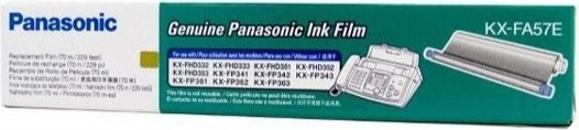 Film TTR Original Panasonic Black, FA57E, pentru KX-FHD332|333|351|352|353| KX-FP341|342|343|361|362|363|365|372|701|702|711|712| KX-FM387|388, , incl.TV 0 RON, „KX-FA57E”