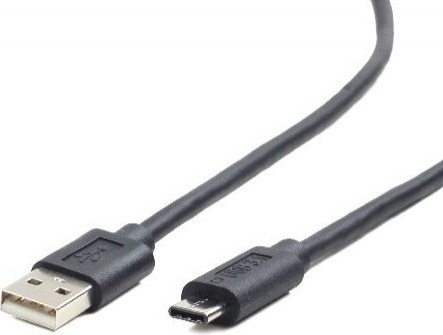 CABLU alimentare si date GEMBIRD, pt. smartphone, USB 2.0 (T) la USB 2.0 Type-C (T), 1.8m, negru, „CCP-USB2-AMCM-6” (include TV 0.06 lei)