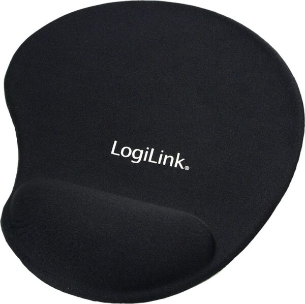 MousePAD LOGILINK, cauciuc si gel, 300 x 220 x 3 mm, negru, „ID0027”