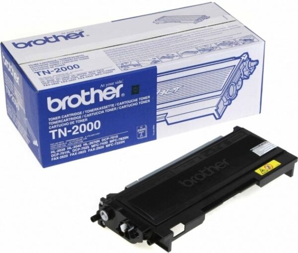 Toner Original Brother Black, TN2000, pentru HL-2030|2040|2070|DCP-7010|MFC-7420|7820|Fax-2820|2920, 2.5K,”TN2000″
