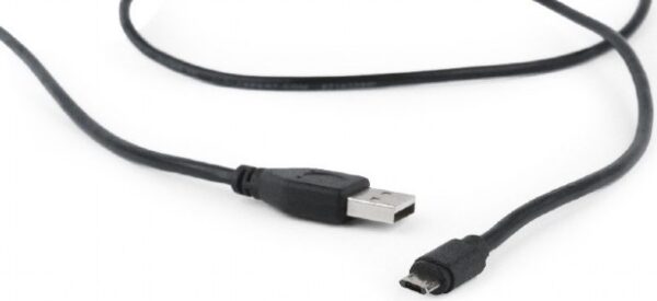 CABLU alimentare si date GEMBIRD, pt. smartphone, USB 2.0 (T) la Micro-USB 2.0 (T), 1.8m, negru, „CC-USB2-AMmDM-6” (include TV 0.06 lei)