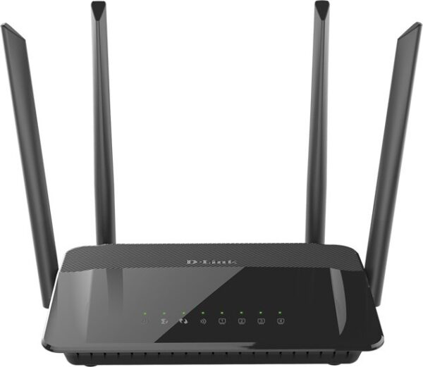 ROUTER D-LINK wireless 1200Mbps, 4 porturi Gigabit, 4 antene externe, Dual Band AC1200 (867/300Mbps), „DIR-842″/45505674 (timbru verde 0.8 lei)