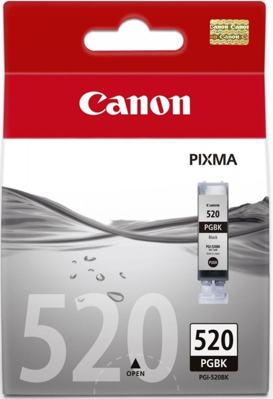 Cartus Cerneala Original Canon Black, PGI-520B, pentru Pixma IP3600|IP4600|IP4700|MP540|MP550|MP560|MP620|MP630|MP640|MP980|MP990|MX860|MX870, , incl.TV 0.11 RON, „BS2932B001AA”