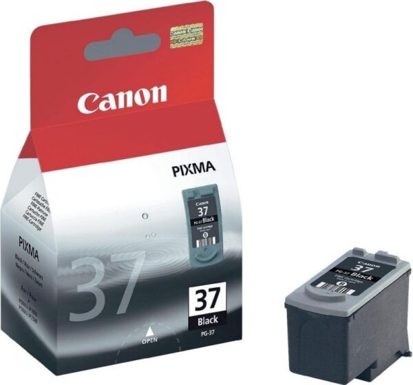 Cartus Cerneala Original Canon Black, PG-37, pentru Pixma IP18000|IP2500, 220, (timbru verde 0.15 lei), „BS2145B001AA”