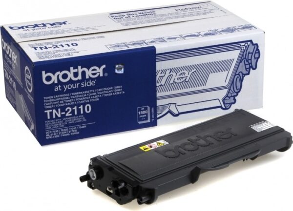 Toner Original Brother Black, TN2110, pentru HL-2140|2150|2170|DCP-7030|7040|7045|MFC-7320|7440|7840, 1.5K,”TN2110″