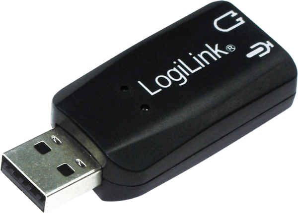 PLACA de SUNET Logilink, extern, 5.1, interfata USB 2.0, conectori 3.5 mm jack, „UA0053” (timbru verde 0.18 lei)