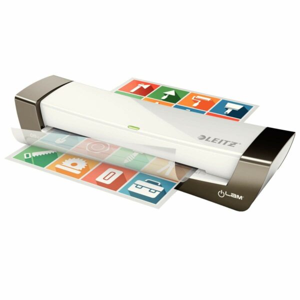 Laminator Leitz iLAM A4 Office, argintiu, „72510084” (timbru verde 4.00 lei)