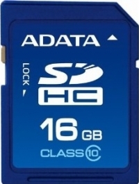 CARD SD ADATA, 16 GB, SDHC, clasa 10, standard UHS-I U1, „ASDH16GUICL10-R” (timbru verde 0.03 lei)