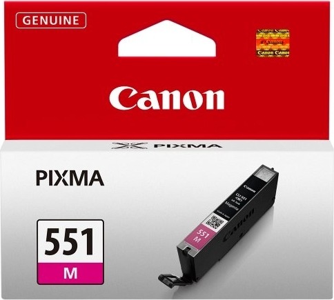 Cartus Cerneala Original Canon Magenta, CLI-551M, pentru Pixma IP-7250|8750|IX-6850|MG-5450|5550|5650|6350|6450|6650|7150|7550|MX-725|925, 7ml, incl.TV 0.11 RON, „BS6510B001AA”