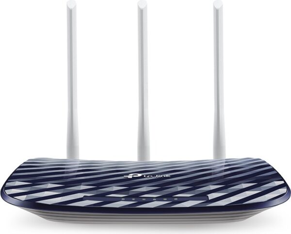 ROUTER TP-LINK wireless 750Mbps, 4 porturi 10/100Mbps, 3 antene externe, Dual Band AC750 „Archer C20″/ 835010 (timbru verde 0.8 lei) 45504898
