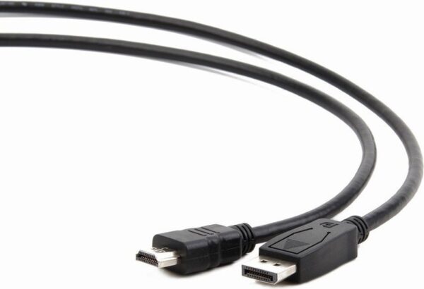 CABLU video GEMBIRD, adaptor DisplayPort (T) la HDMI (T), 1.8m, negru, „CC-DP-HDMI-6” (timbru verde 0.18 lei)