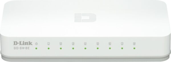 SWITCH D-LINK 8 porturi 10/100Mbps, carcasa plastic, „GO-SW-8E” (timbru verde 2 lei)