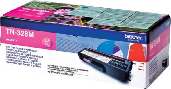 Toner Original Brother Magenta, TN328M, pentru HL-4570|MFC-9970|9270, 6K,”TN328M”