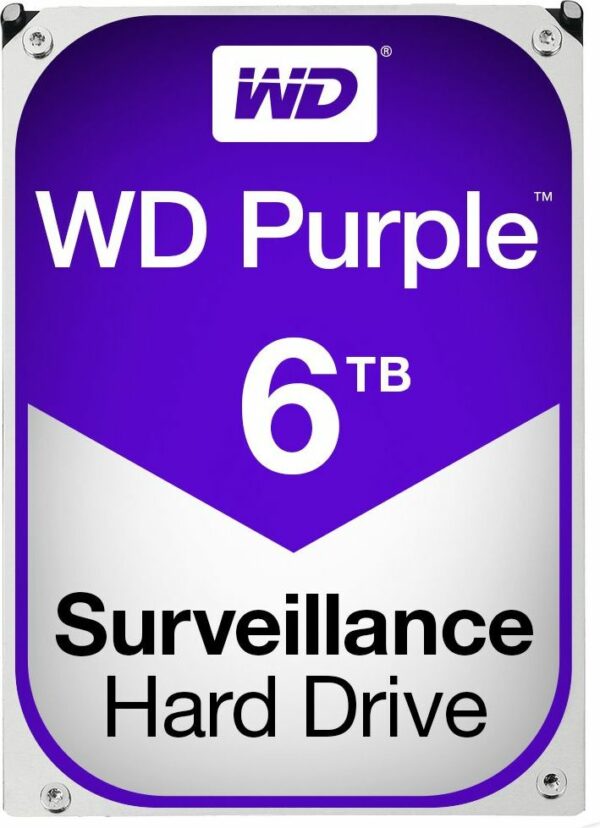 HDD WD 6 TB, Purple, 5.400 rpm, buffer 64 MB, pt. supraveghere, „WD60PURZ”