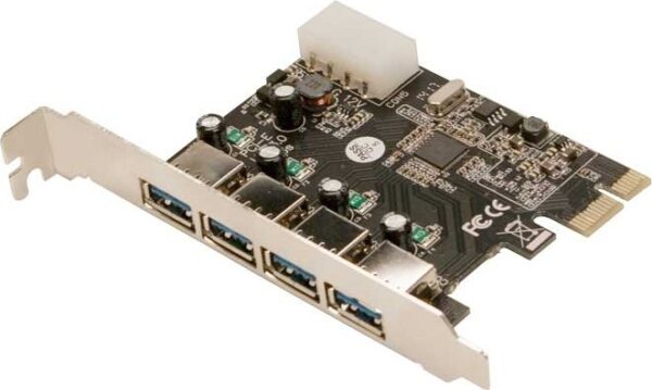 CARD adaptor LOGILINK, PCI-Express la 4 x USB3.0, „PC0057A”