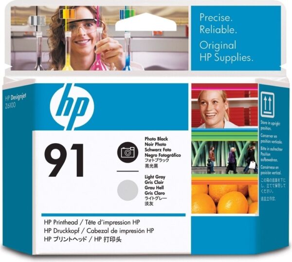 Cap Printare Original HP Photo Black/Light Grey, nr.91, pentru DesignJet Z6100, , (timbru verde 0.15 lei), „C9463A”