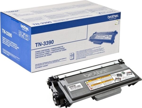 Toner Original Brother Black, TN3390, pentru HL-6180|MFC-8950|8520, 12K,”TN3390″