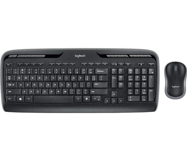 KIT wireless LOGITECH, tastatura wireless multimedia „MK330” + mouse wireless 1000dpi, 3 butoane „M215”, black, „MK330” „920-003999” (include TV 0.8lei)
