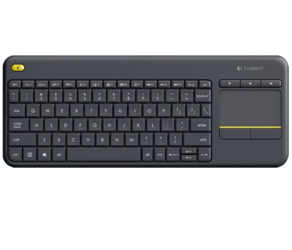 TASTATURA LOGITECH wireless, cu touchpad, black, „K400 Plus” 45500377 „920-007145” (timbru verde 0.8 lei)