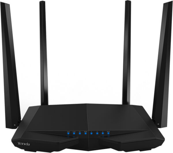 ROUTER Tenda wireless 1200Mbps, 4 porturi 10/100Mbps, 4 antene externe, Dual Band AC1200 „AC6” (timbru verde 0.8 lei)