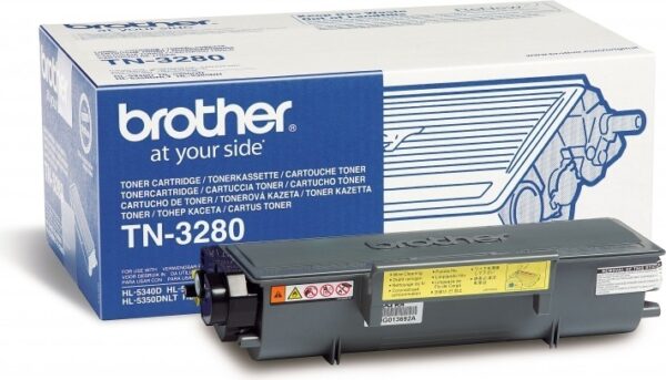 Toner Original Brother Black, TN3280, pentru HL-5340|5350|5380|DCP-8070|8085|MFC-8370|8380|8880, 8K, incl.TV 0 RON, „TN3280”