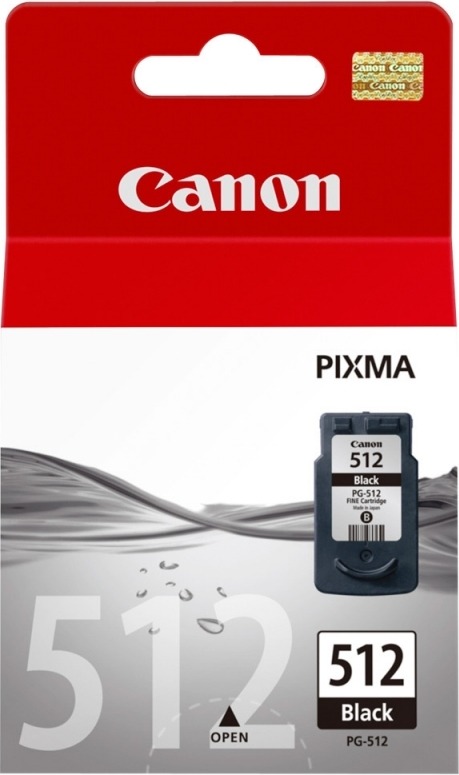 Cartus Cerneala Original Canon Black, PG-512, pentru Pixma IP2700|MP230|MP240|MP250|MP260|MP270|MP280|MP282|MP480|MP490|MP495|MX320|MX330|MX340|MX350|MX360|MX410|MX420, , incl.TV 0.11 RON, „BS2969B001AA”