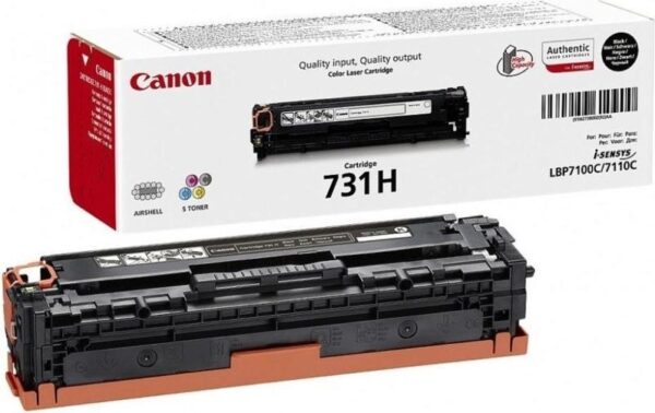 Toner Original Canon Black, CRG-731HB, pentru LBP-7100|LBP-7110|MF-8230|MF-8280|MF-623|MF-628, 2.4K, incl.TV 0.8 RON, „CR6273B002AA”