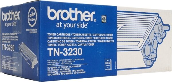 Toner Original Brother Black, TN3230, pentru HL-5340|5350|5380|DCP-8070|8085|MFC-8370|8380|8880, 3K, incl.TV 0 RON, „TN3230”