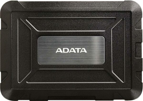 RACK extern ADATA, pt HDD/SSD, 2.5 inch, S-ATA3, interfata PC USB 3.1, plastic cu cauciuc, negru, „AED600-U31-CBK” (timbru verde 0.8 lei)