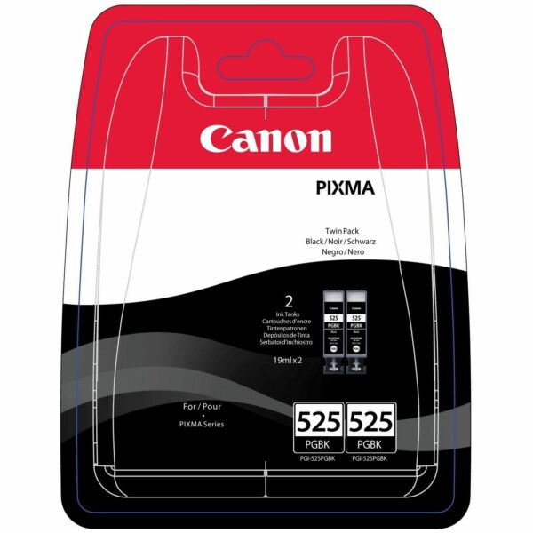 Cartus Cerneala Original Canon Black, PGI-525B2X, pentru Pixma IP4850|IP4950|IX6550|MG5150|MG5250|MG5350|MG6150|MG6250|MG8150|MG8250|MX715|MX885|MX895, , (timbru verde 0.15 lei), „BS4529B006AA”