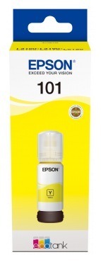 Cartus Cerneala Original Epson Yellow, nr.101, pentru L4150|L4160|L6160|L6170|L6190, 70ml, incl.TV 0.11 RON, „C13T03V44A”