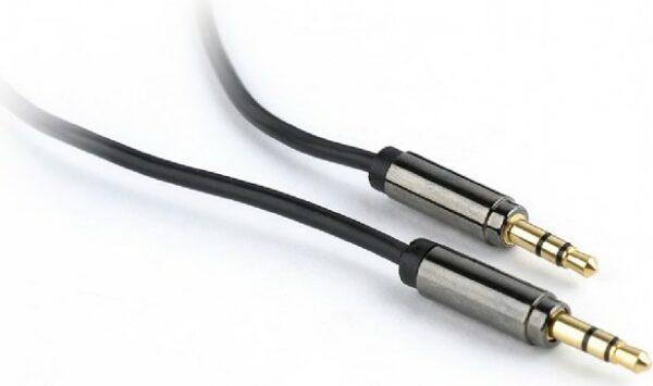 CABLU audio GEMBIRD stereo (3.5 mm jack T/T), 1.8m, conectori auriti, black „CCAP-444-6” (timbru verde 0.08 lei)