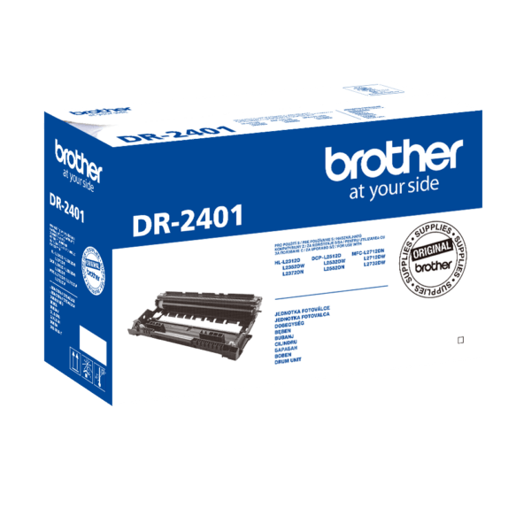 Drum Unit Original Brother Black, DR2401, pentru DCP-L2512|L2532|L2552|HL-L2312|L2352|L2372| MFC-L2712|L2732, 12K, (timbru verde 0.8 lei), „DR2401”