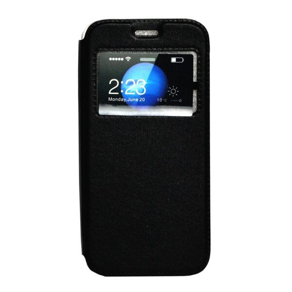 HUSA SMARTPHONE Spacer pentru Samsung J5 2017 (doar J530F), magnetica tip portofel, negru „SPT-M-SA.J52017”