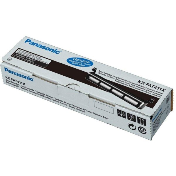 Toner Original Panasonic Black, FAT411X, pentru MB2000|MB2010|MB2025|MB2030, 2K,”KX-FAT411X”