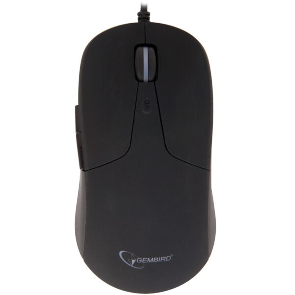 MOUSE GEMBIRD, gaming, cu fir, USB, optic, 2400 dpi, butoane/scroll 6/1, , negru, „MUS-UL-01” (timbru verde 0.18 lei)