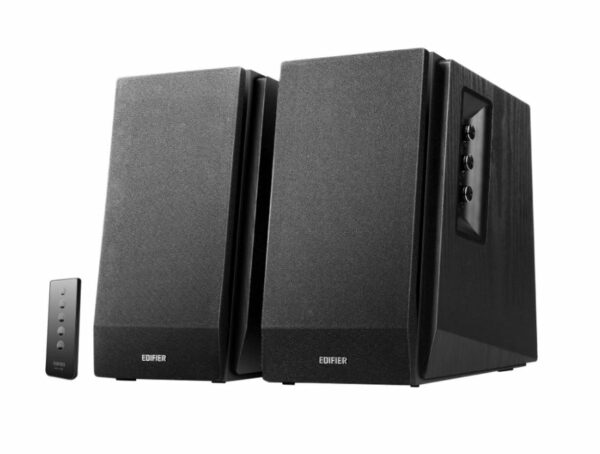 BOXE EDIFIER 2.0, RMS: 66W (2 x 15W, 2 x 18W), bluetooth, telecomanda wireless, volum, bass, treble, dual RCA, black, „R1700BT” (timbru verde 11.00 lei)