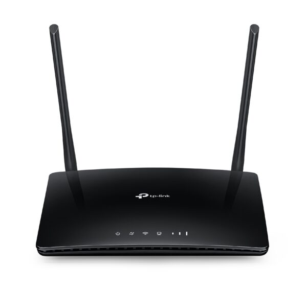 ROUTER TP-LINK wireless. 4G LTE (desktop), 300Mbps, 3 porturi 10/100Mbps + 1 WAN/LAN, „TL-MR6400” (timbru verde 0.8 lei)