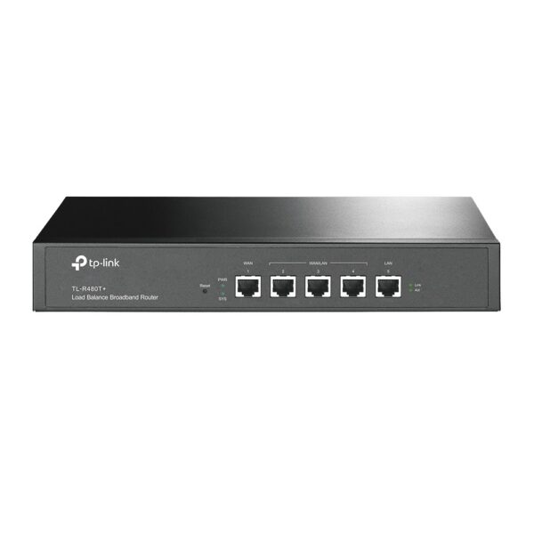 ROUTER TP-LINK wired 10/100 Mb/s, 1 WAN + 1 LAN + 3 WAN/LAN „TL-R480T+” (timbru verde 0.8 lei)